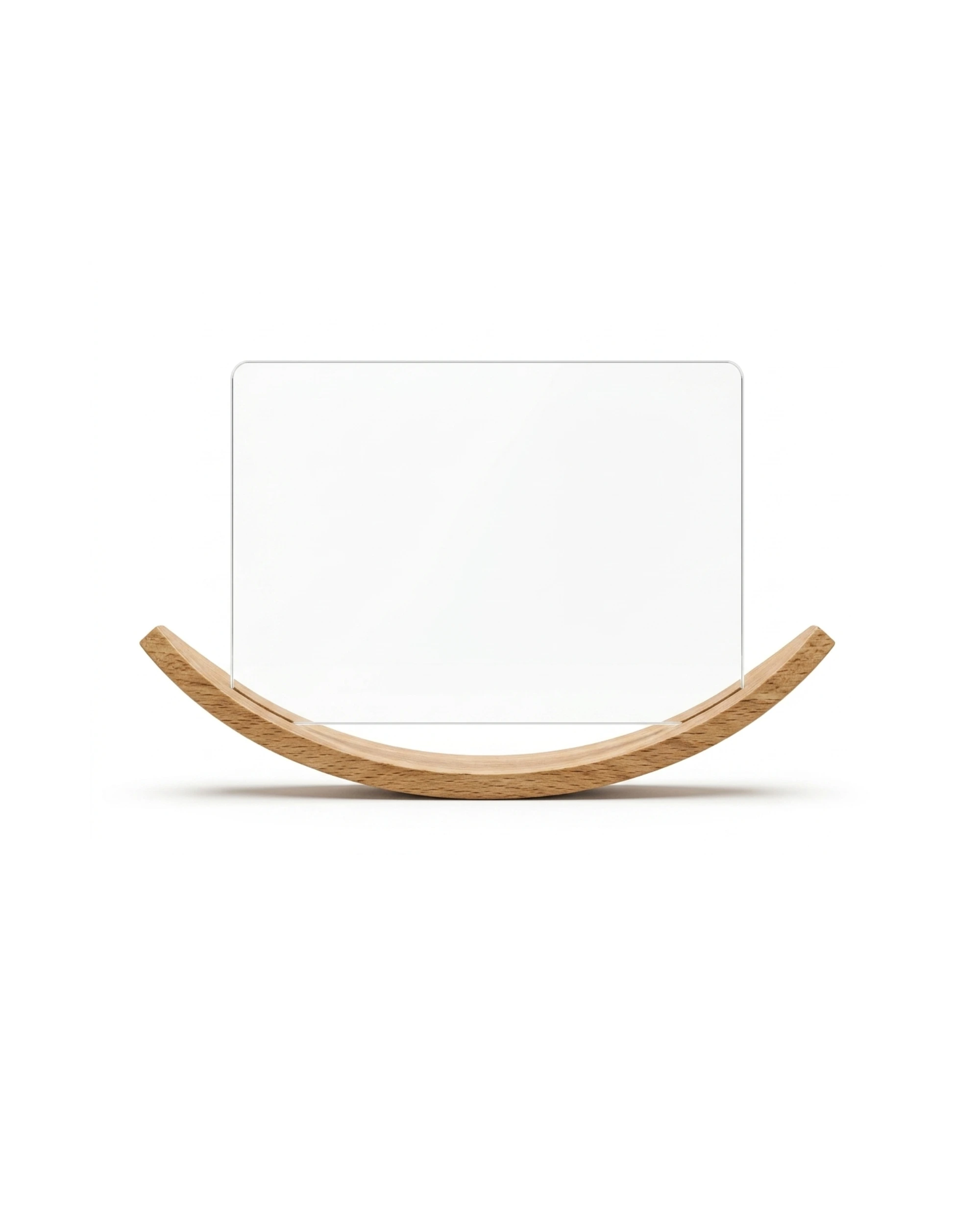 Wooden Floating Frame with Double-Sided Acrylic Display Boat Shaped Floating Frame Single