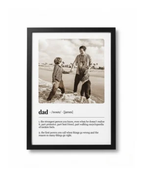 Father day dad definition poster