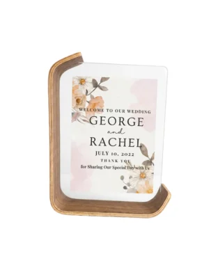 Floating Acrylic Frame for Wedding Sign