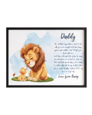 dad poem from baby bump